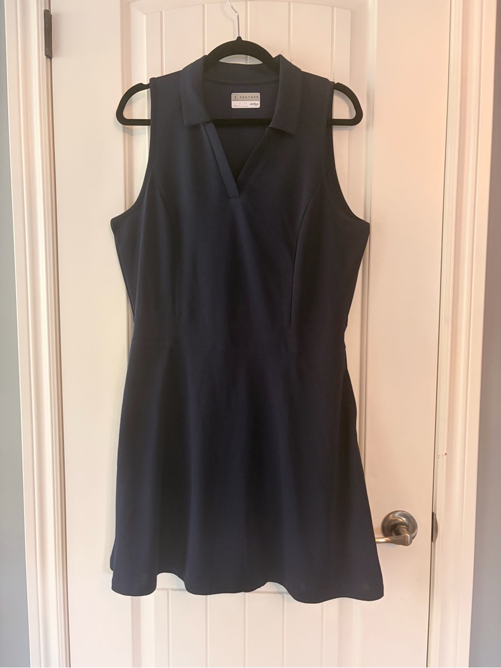 PGA TOUR
Women's Airflux Sleeveless Polo Dress - Navy - Picture 4 of 8
